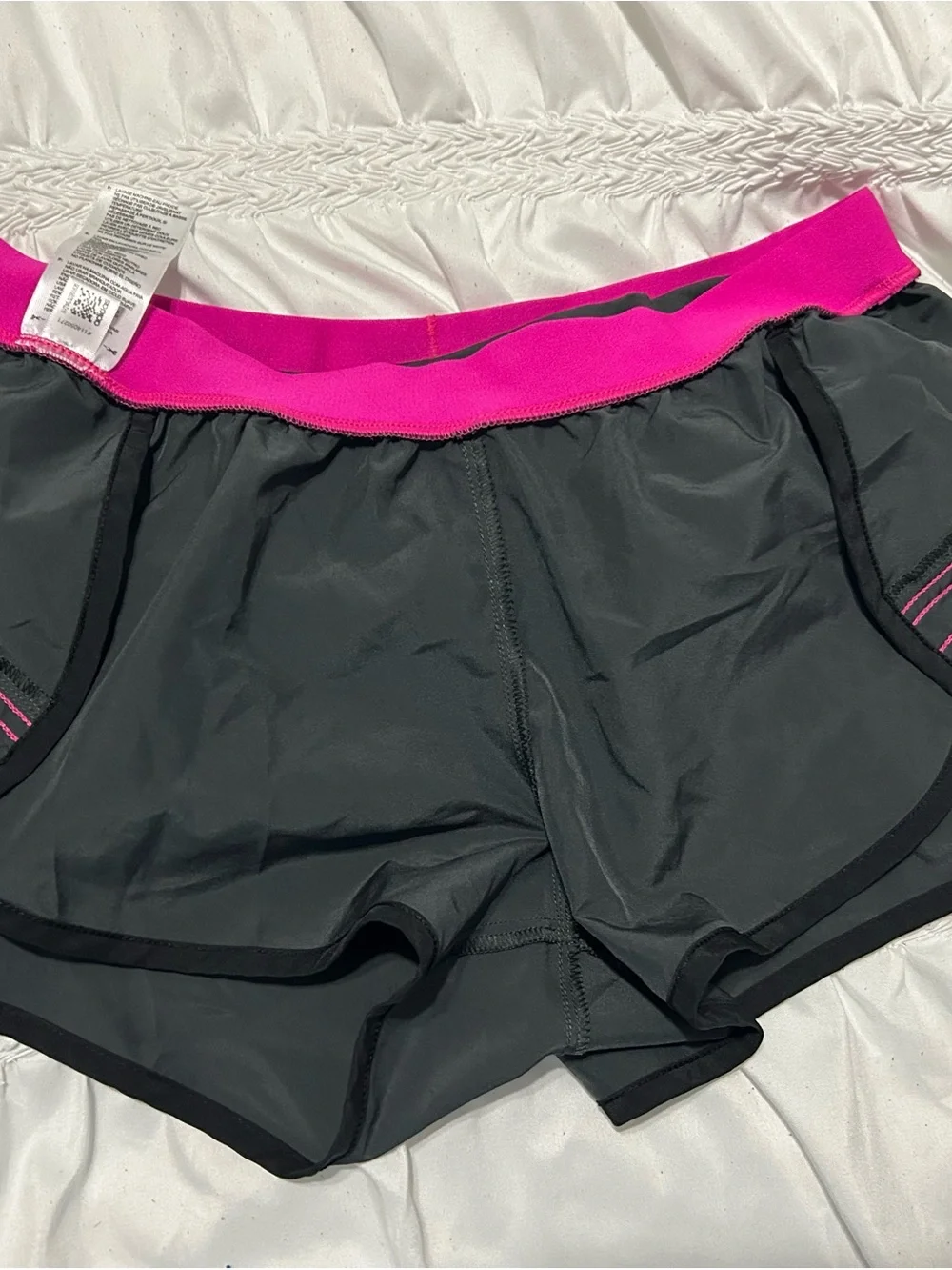 adidas Black Climalite Performance Shorts with White Logo